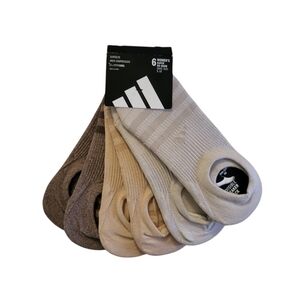 NEW Adidas Women's Superlite Super No Show Medium Beige Socks - Shoe Size 5-10